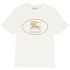 Ivory EKD Logo T-Shirt , 1, hi-res