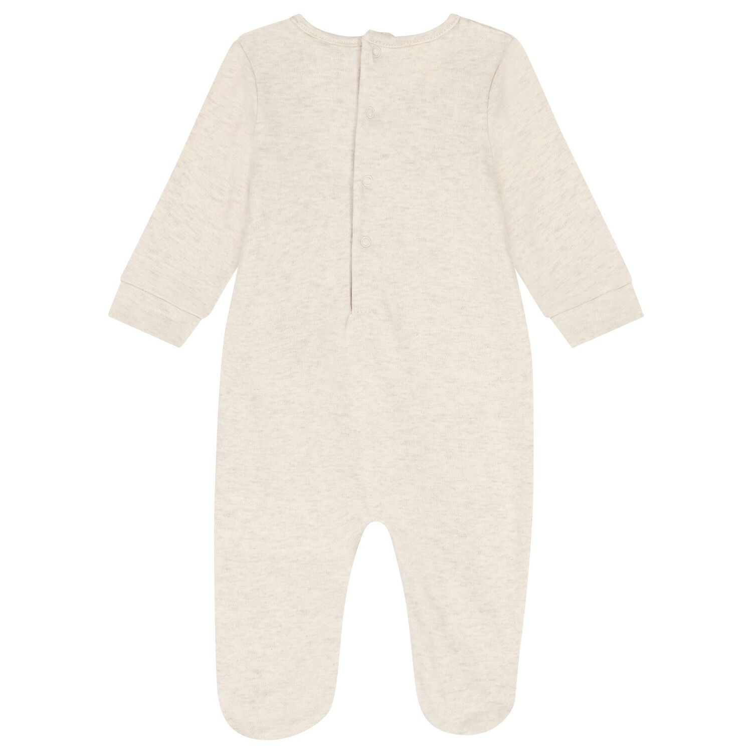 أفرول بنات بشعار تيدى باللون البيج, 1, hi-res