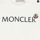 قميص للاطفال بشعار باللون العاجي, 1, hi-res