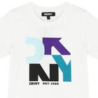 Boys White Logo T-Shirt, 2, hi-res