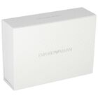 Baby Boys Ivory & Blue Logo Blanket, 1, hi-res