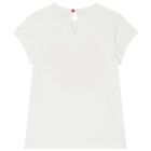 طقم ليجنز بنات باللون الابيض والاحمر , 1, hi-res