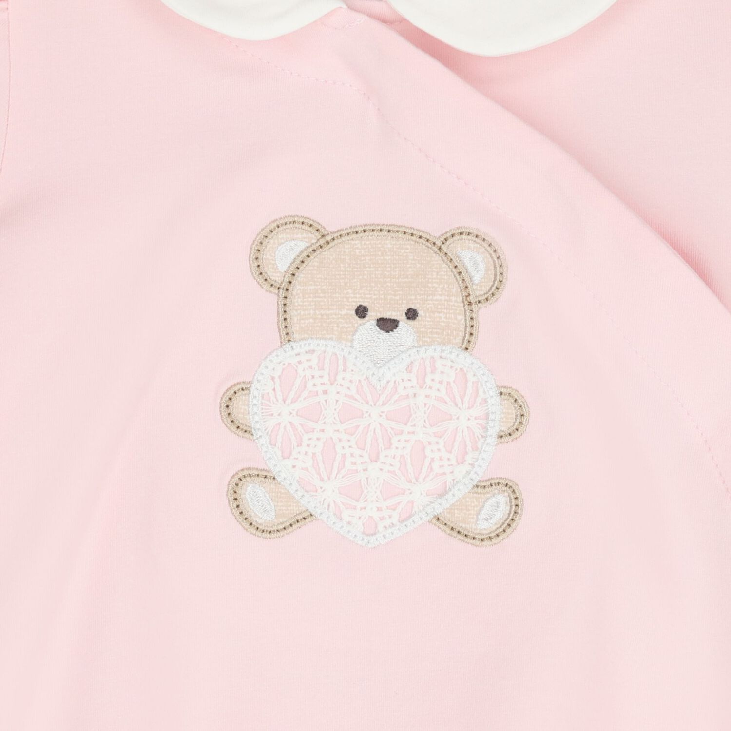 Baby Girls White & Pink Rompers ( 2-Pack ), 2, hi-res