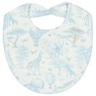 Baby Boys White & Blue Africa Babygrow Gift Set  , 1, hi-res