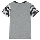 Boys Black & Grey Logo T-Shirt, 1, hi-res