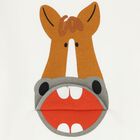 سوتشيرت أولاد بالشعار باللون العاجي, 1, hi-res