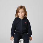 Girls Navy Blue Boke Flower Tracksuit, 1, hi-res