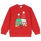 Red Christmas Tree Logo Sweatshirt, 1, hi-res