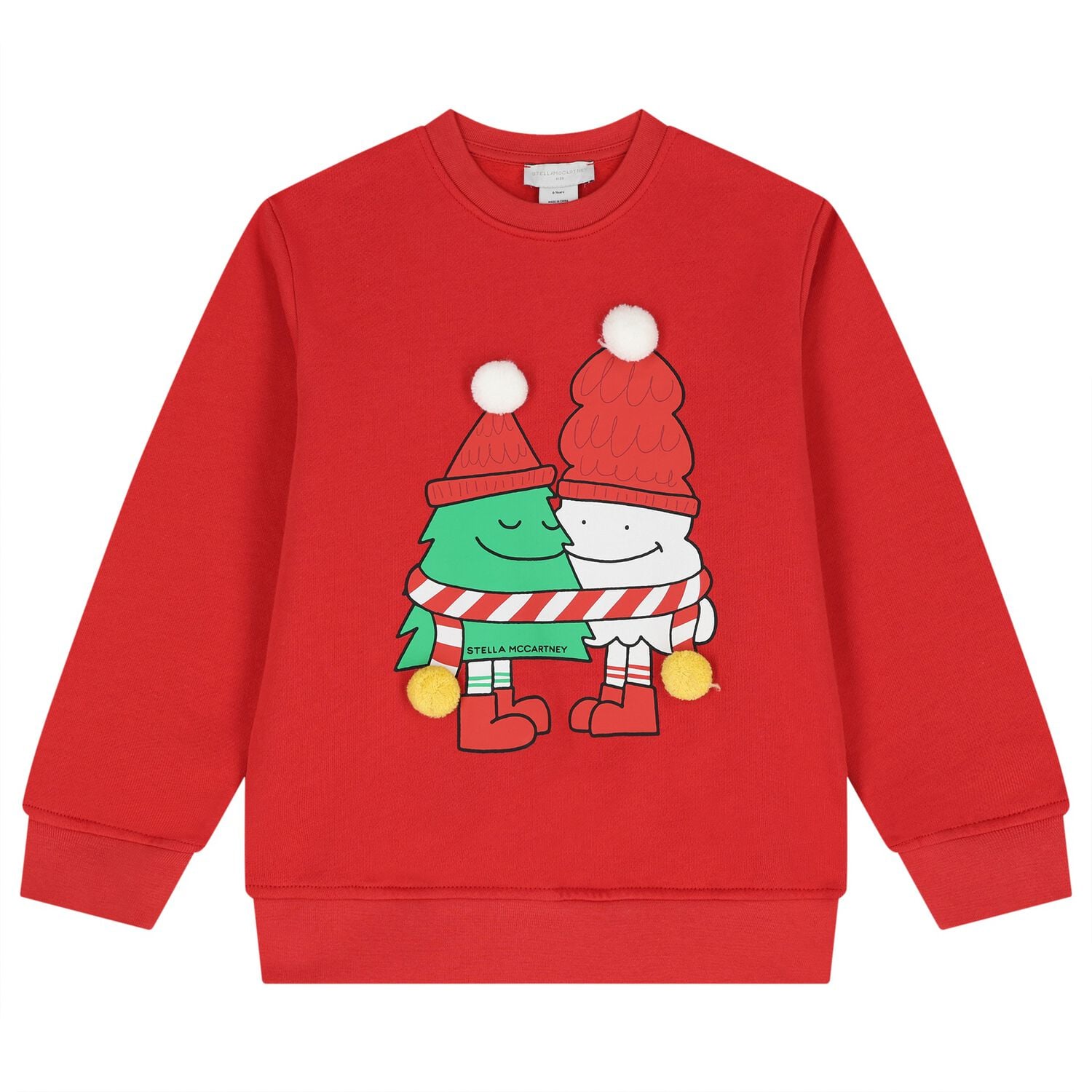 Red Christmas Tree Logo Sweatshirt, 1, hi-res