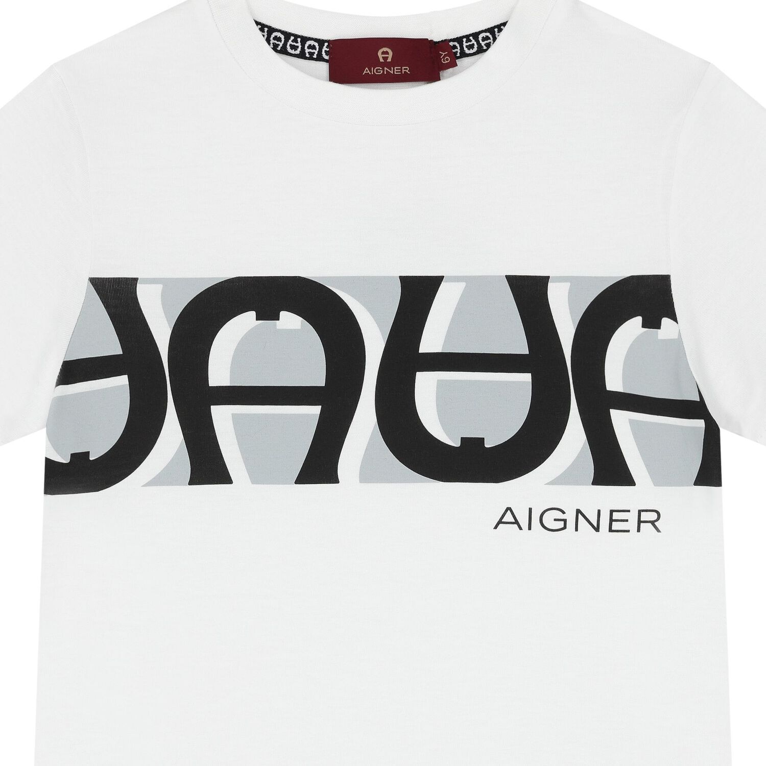 Boys White Logo T-Shirt, 1, hi-res image number null