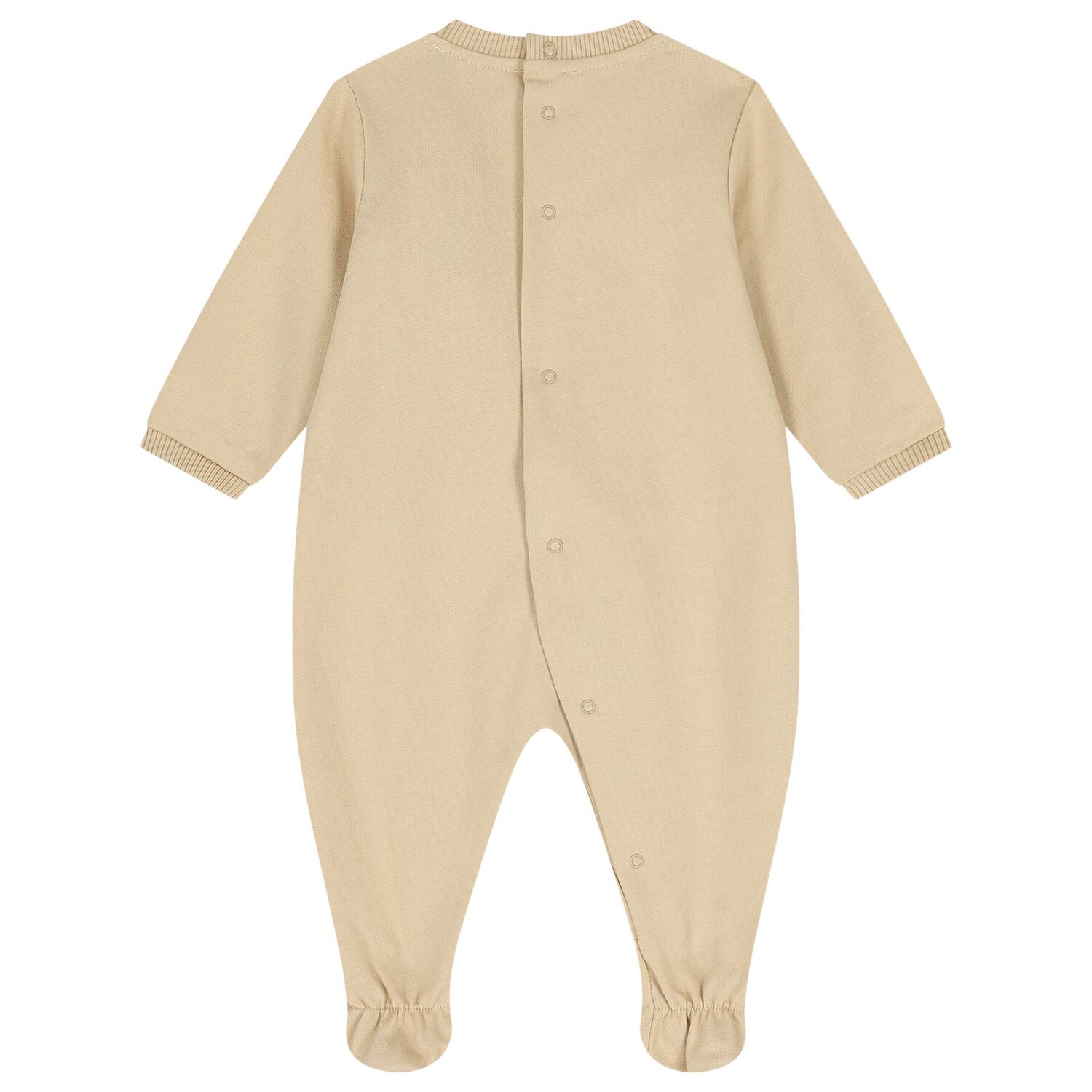 Beige Teddy Bear Logo Babygrow Gift Set, 2, hi-res