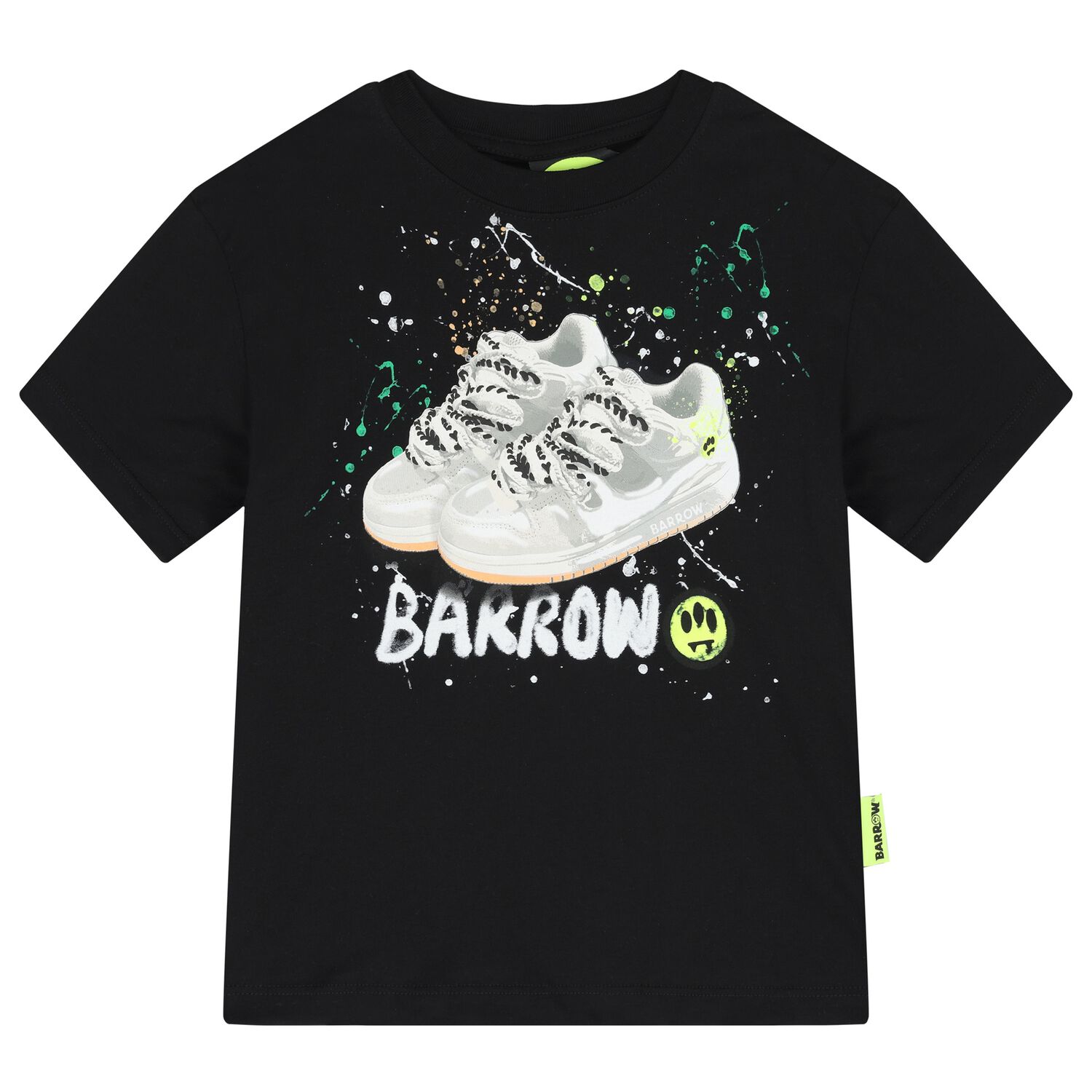 Boys Black Logo T-Shirt, 2, hi-res image number null