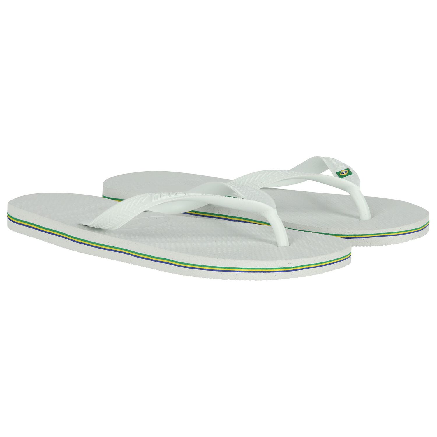 White Logo Flip Flops, 1, hi-res