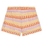 Girls Multi-Coloured Knitted Shorts Set, 1, hi-res