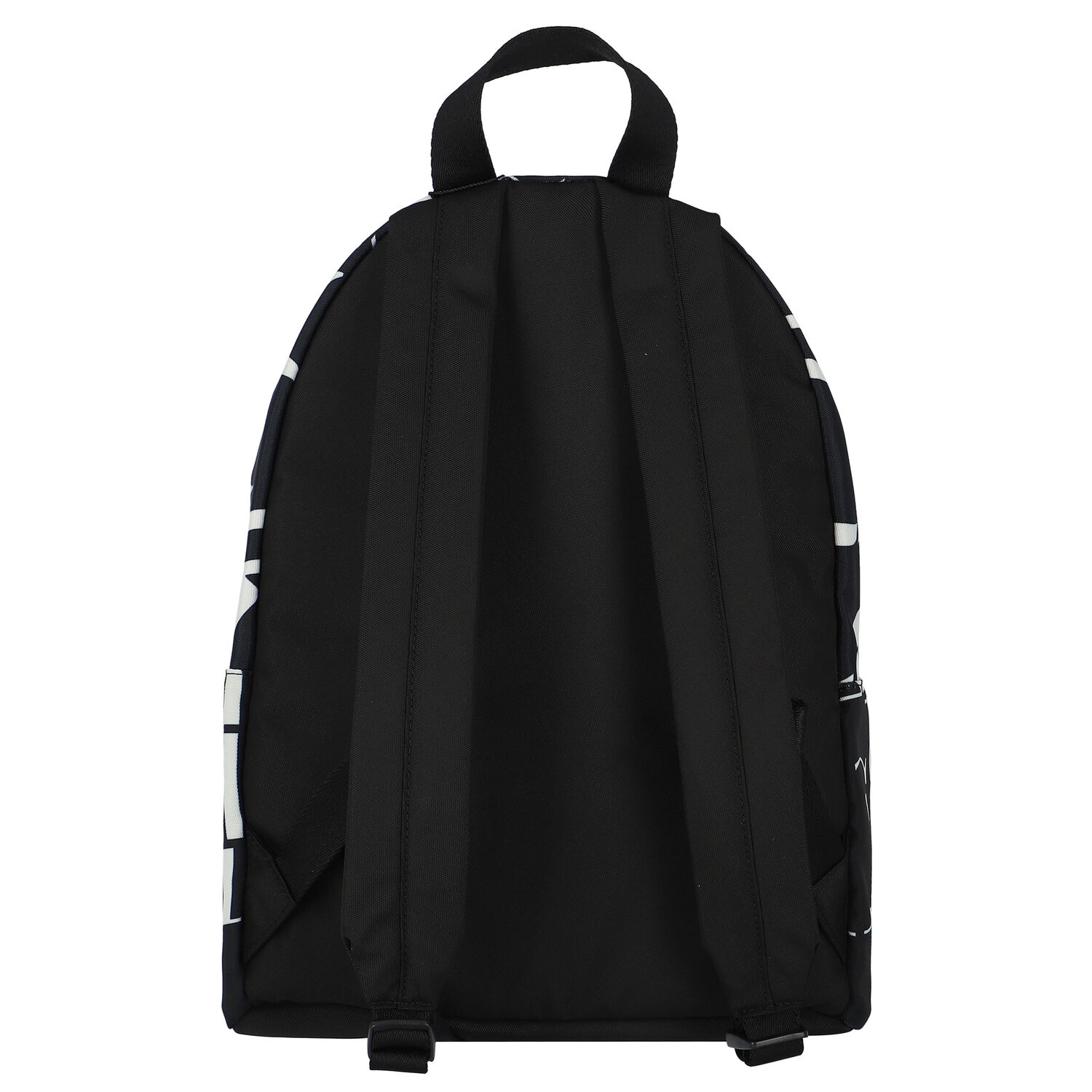 Black Logo Backpack, 1, hi-res