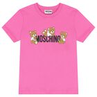 Girls Pink Logo T-Shirt, 5, hi-res