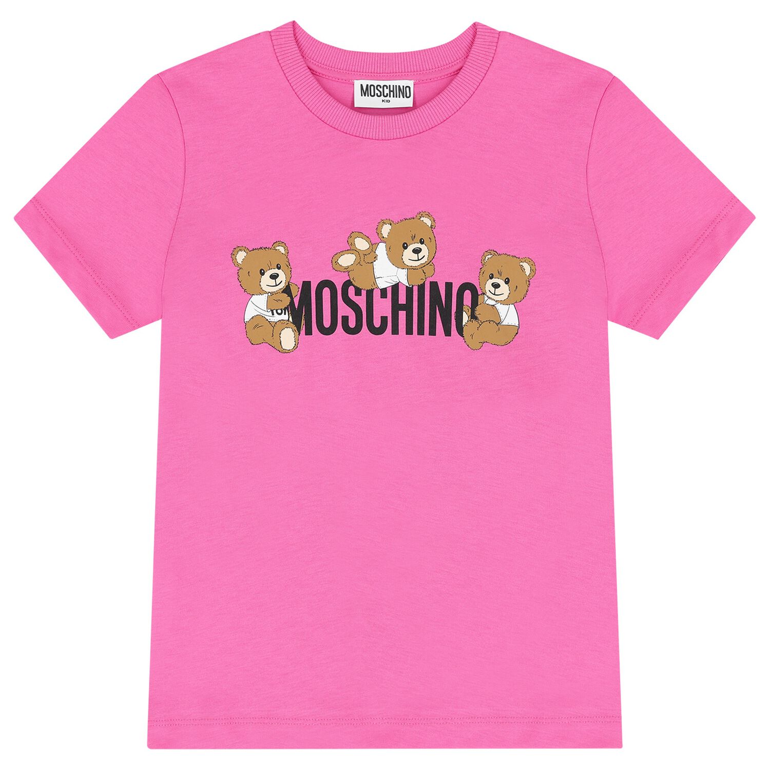 Girls Pink Logo T-Shirt, 5, hi-res