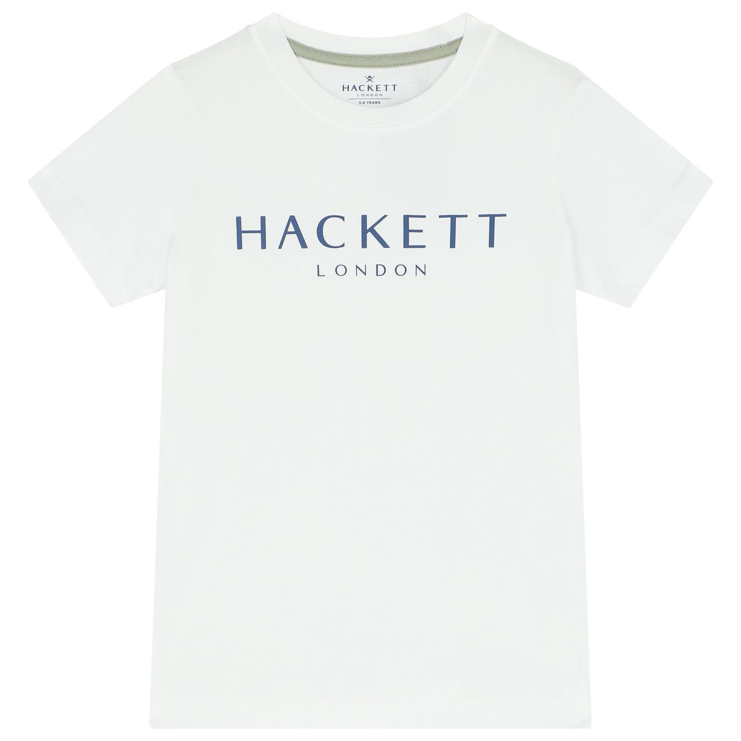 Boys White Logo T-Shirt, 4, hi-res