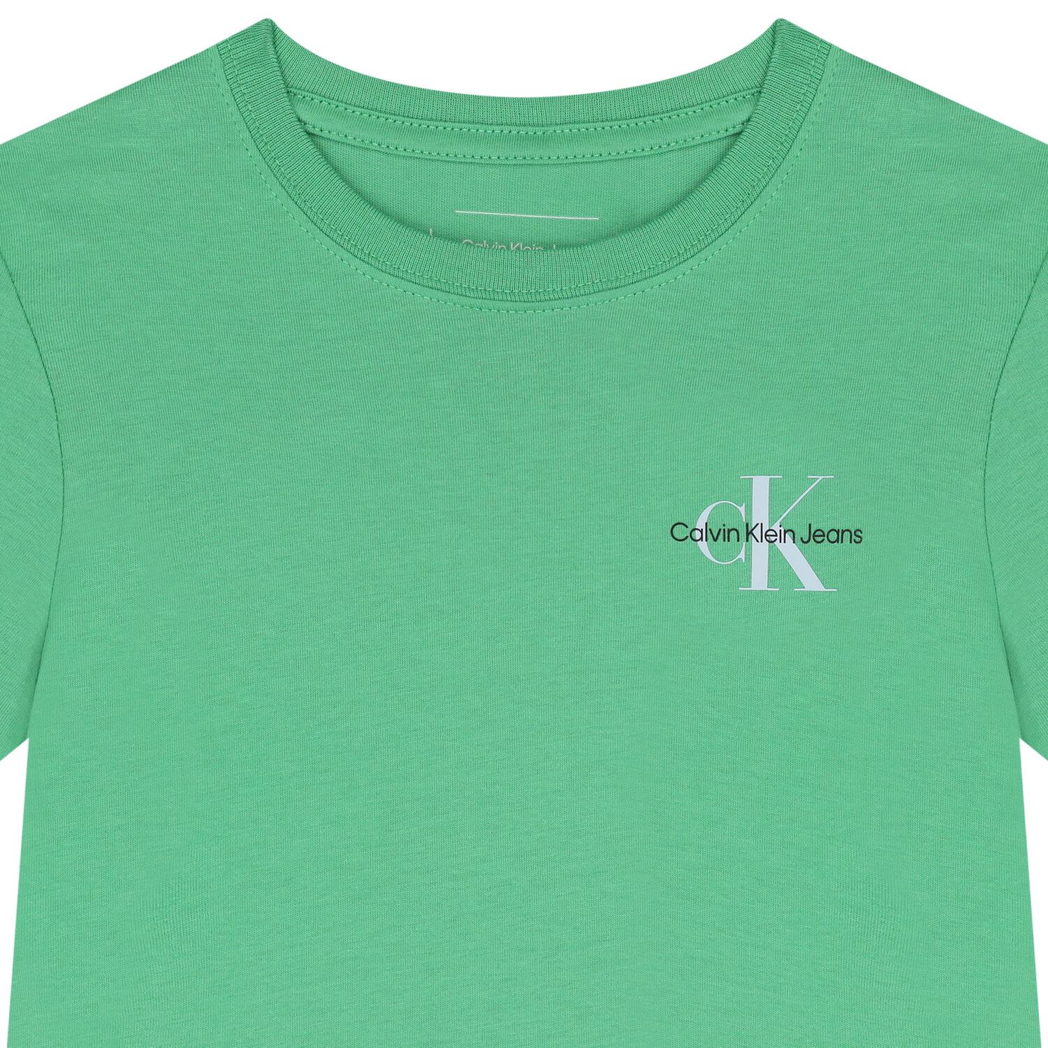 Boys Green Logo T-Shirt, 4, hi-res image number null