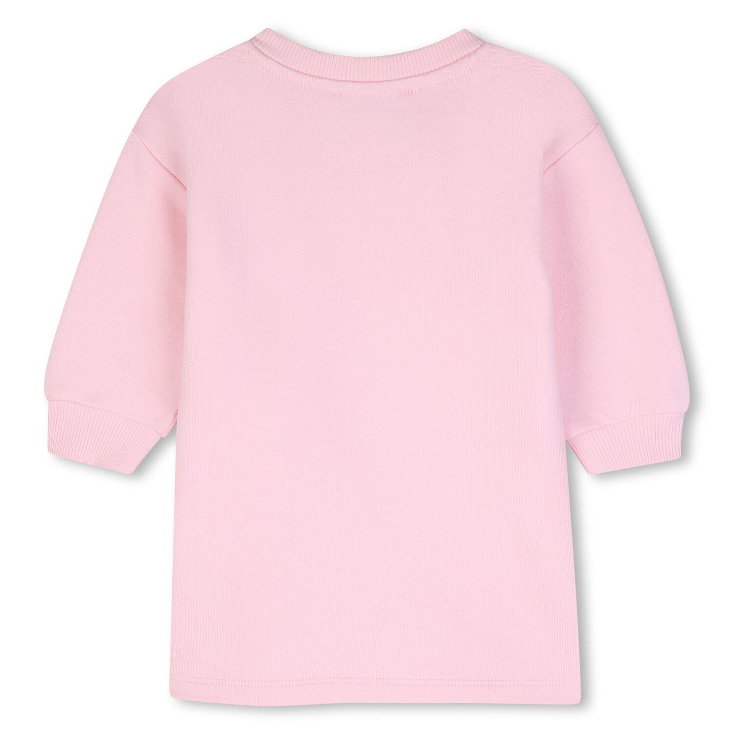 Younger Girls Pink Boke Flower Logo Dress, 1, hi-res