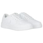 White Logo Trainers, 1, hi-res