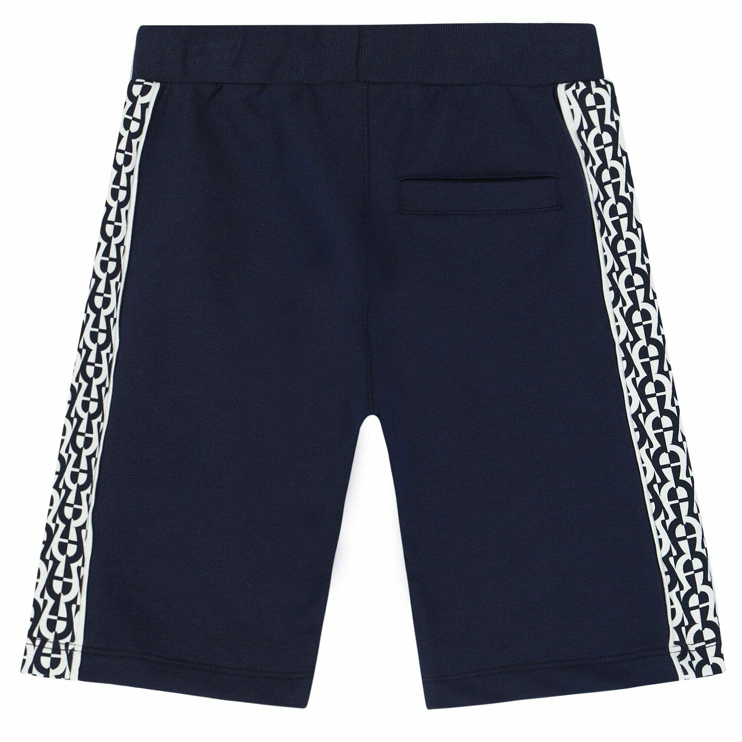 شورت بالشعار باللون الكحلى للاولاد, 1, hi-res