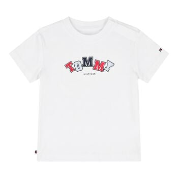 Baby Boys White Logo T-Shirt