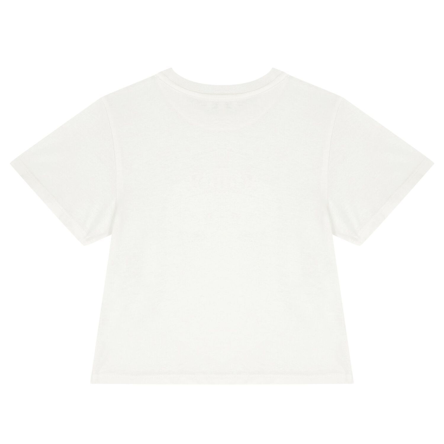 Girls Ivory Logo T-Shirt, 1, hi-res