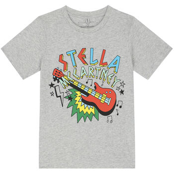 Boys Grey Logo T-Shirt