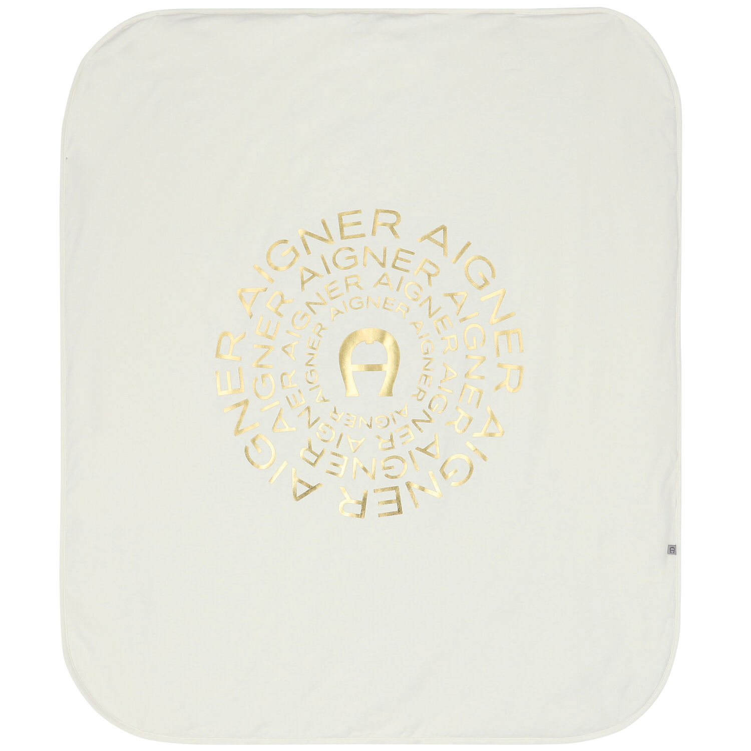 Ivory & Gold Logo Baby Blanket, 2, hi-res image number null