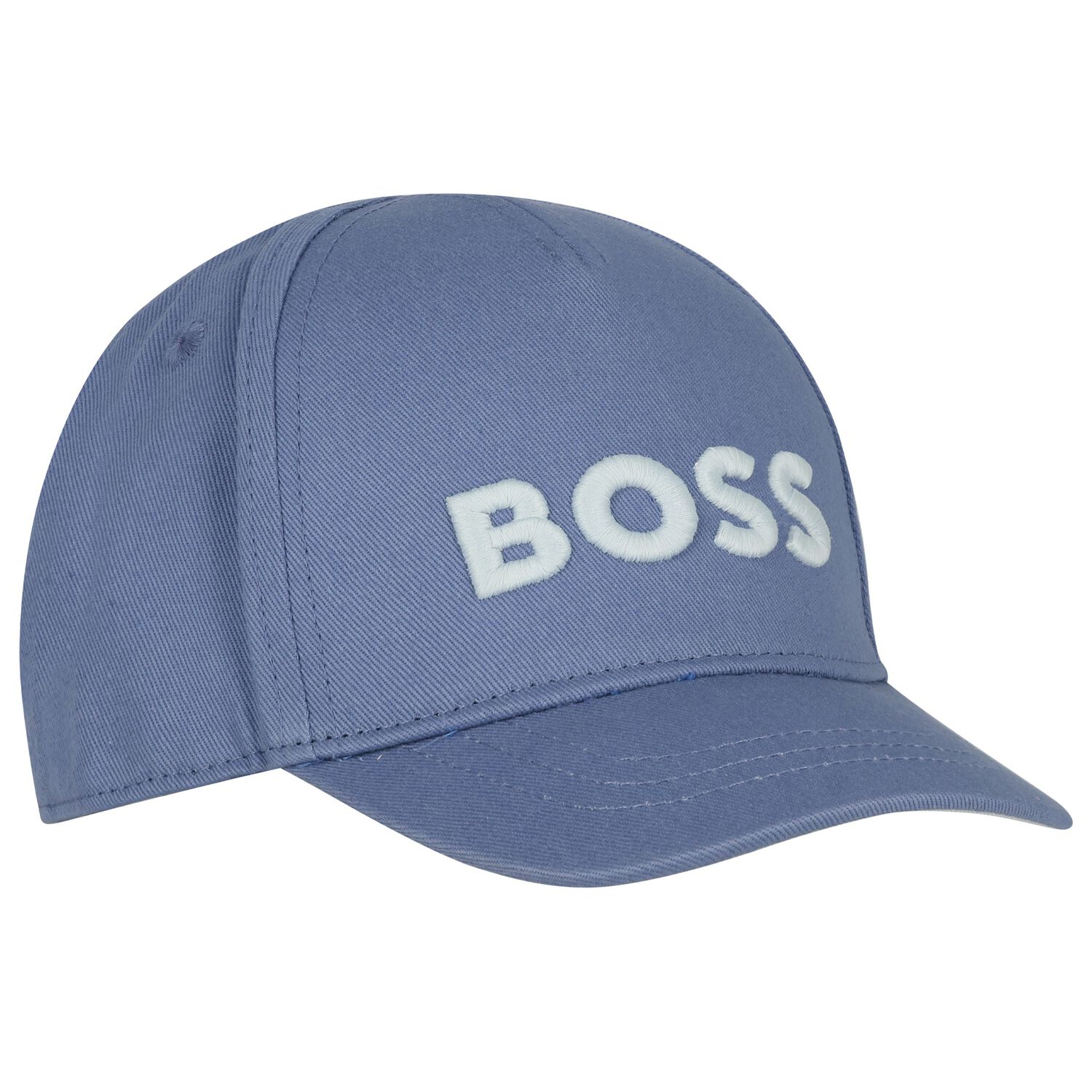 Baby Boys Blue Logo Cap, 2, hi-res