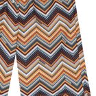 Boys Orange Zig Zag Swim Shorts, 1, hi-res