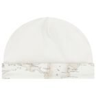 طقم هدايا لملابس الأطفال بتصميم خريطة جغرافية باللونين العاجي والبيج, 3, hi-res