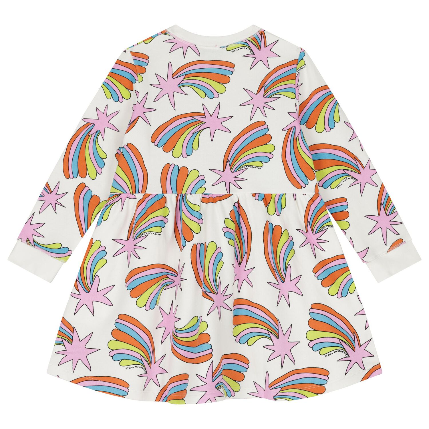 Girls Multi-Colored Shooting Stars Dress, 1, hi-res