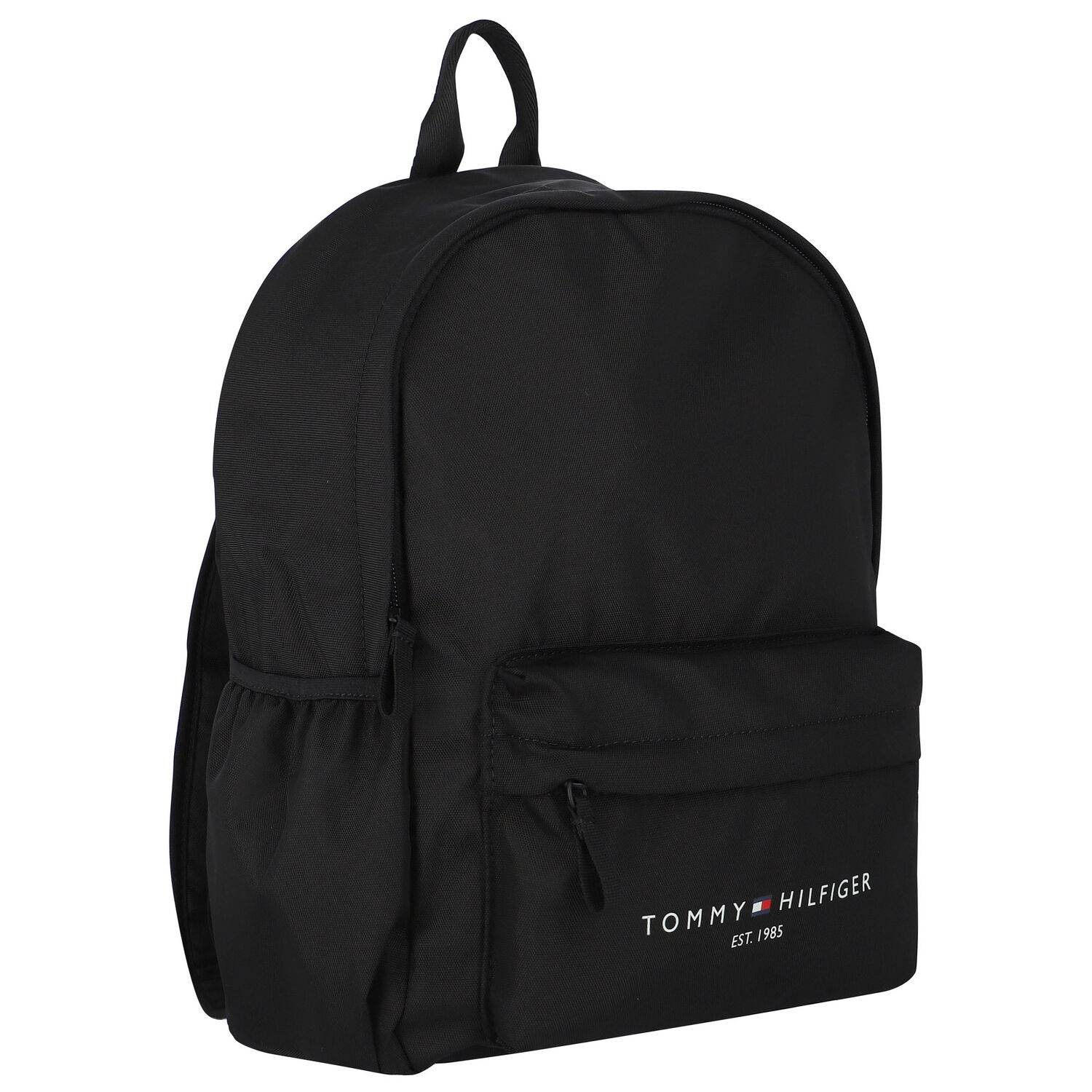 Black Logo Backpack, 2, hi-res