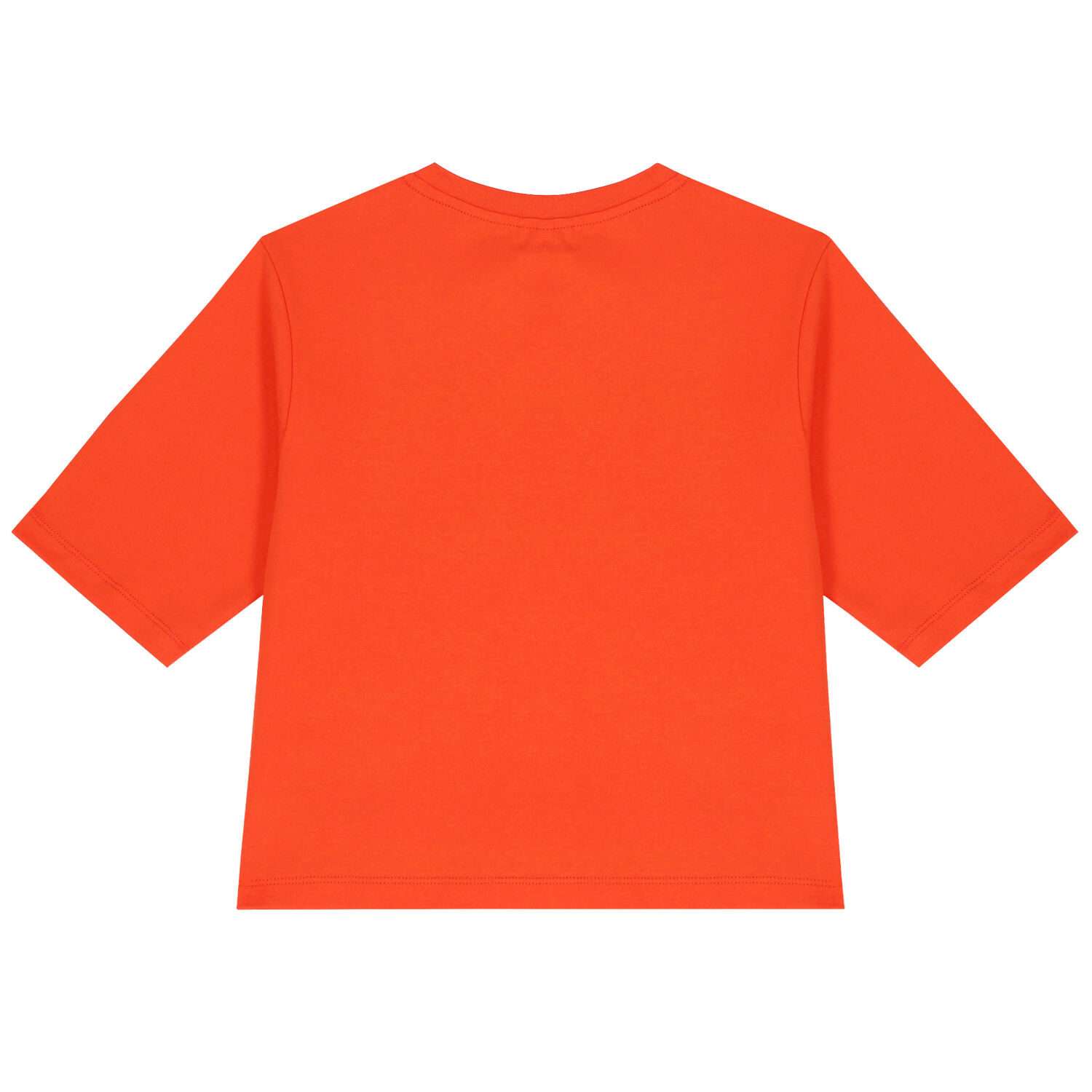 تيشيرت بالشعار باللون الاحمر للبنات, 1, hi-res