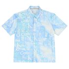 قميص أولاد بالشعار باللون الأزرق والأبيض, 1, hi-res