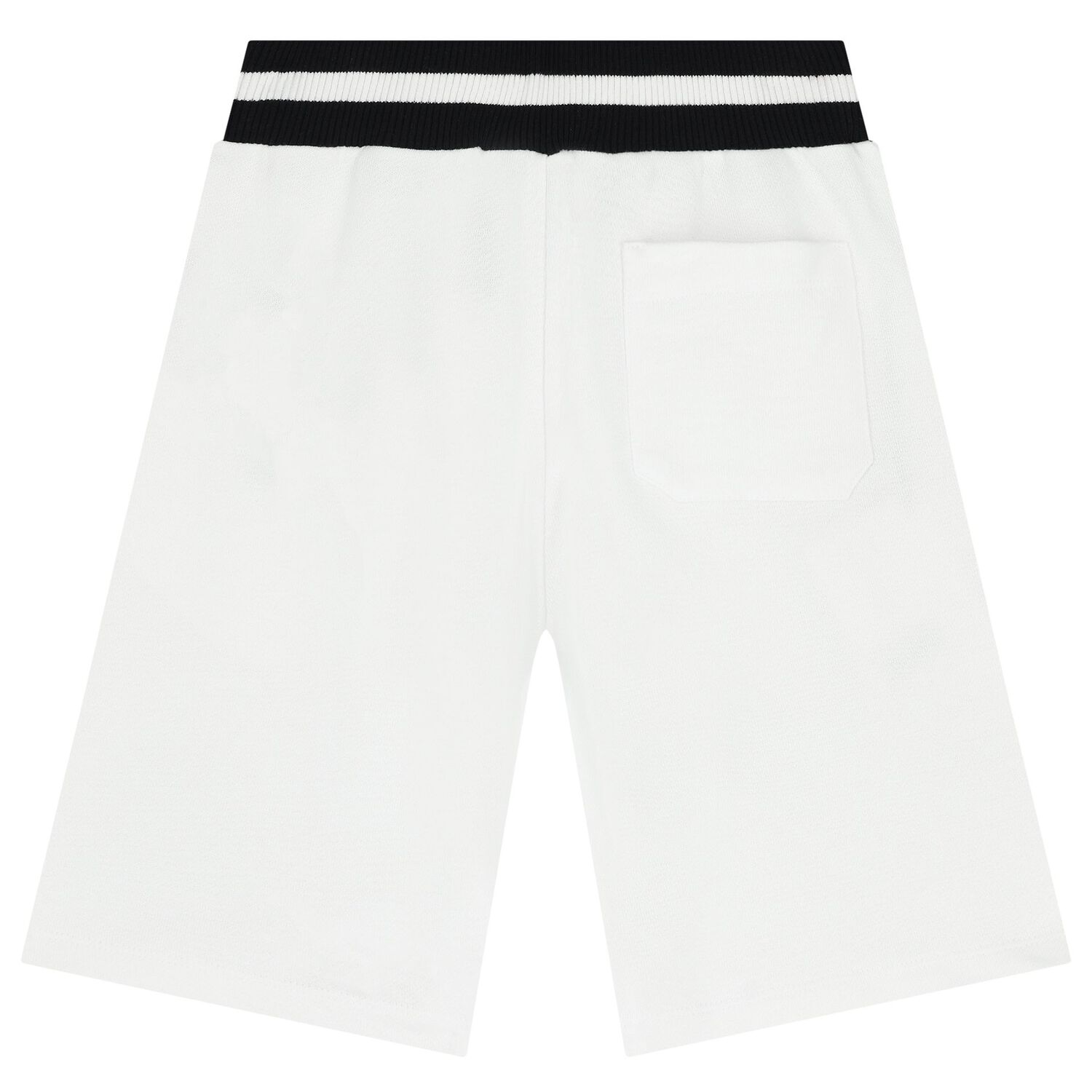 Boys White & Black Shorts, 1, hi-res
