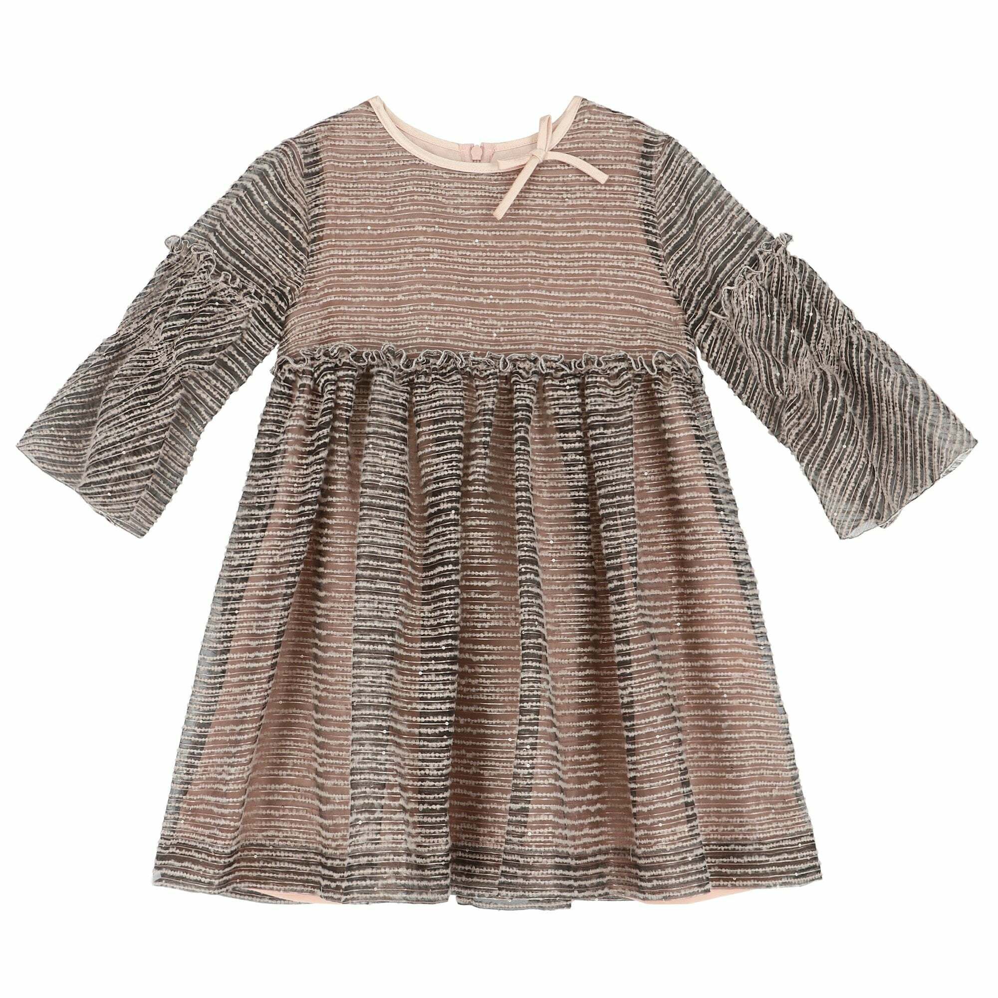 Valmax Girls Pink Black Dress Junior Couture QA