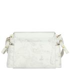 Baby Girls Ivory & Beige Geo Map Baby Changing Bag, 1, hi-res