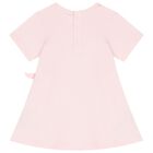 Younger Girls Pink Logo Dress , 1, hi-res
