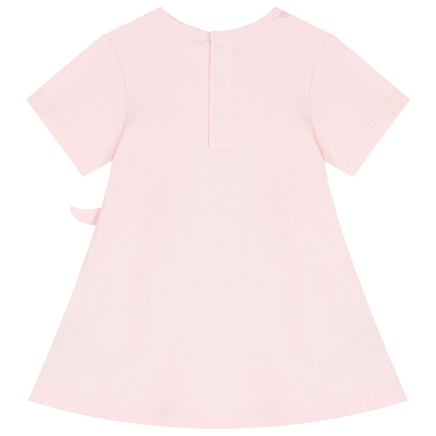 Younger Girls Pink Logo Dress , 1, hi-res