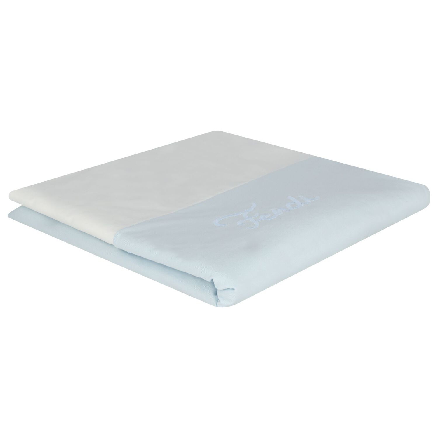 Baby Boys Blue Logo Blanket, 2, hi-res