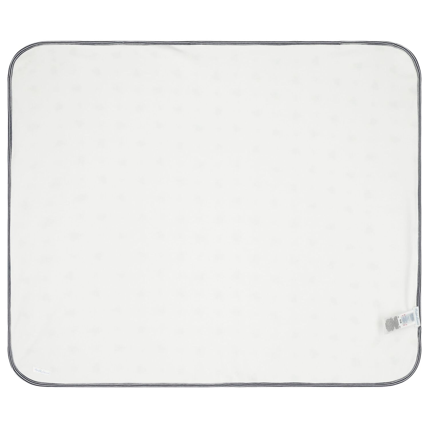 بطانية للأولاد بشعار تيدي باللون الأبيض و الكحلي , 1, hi-res