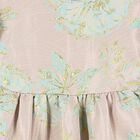 فستان بنات جاكار باللون الوردي, 1, hi-res