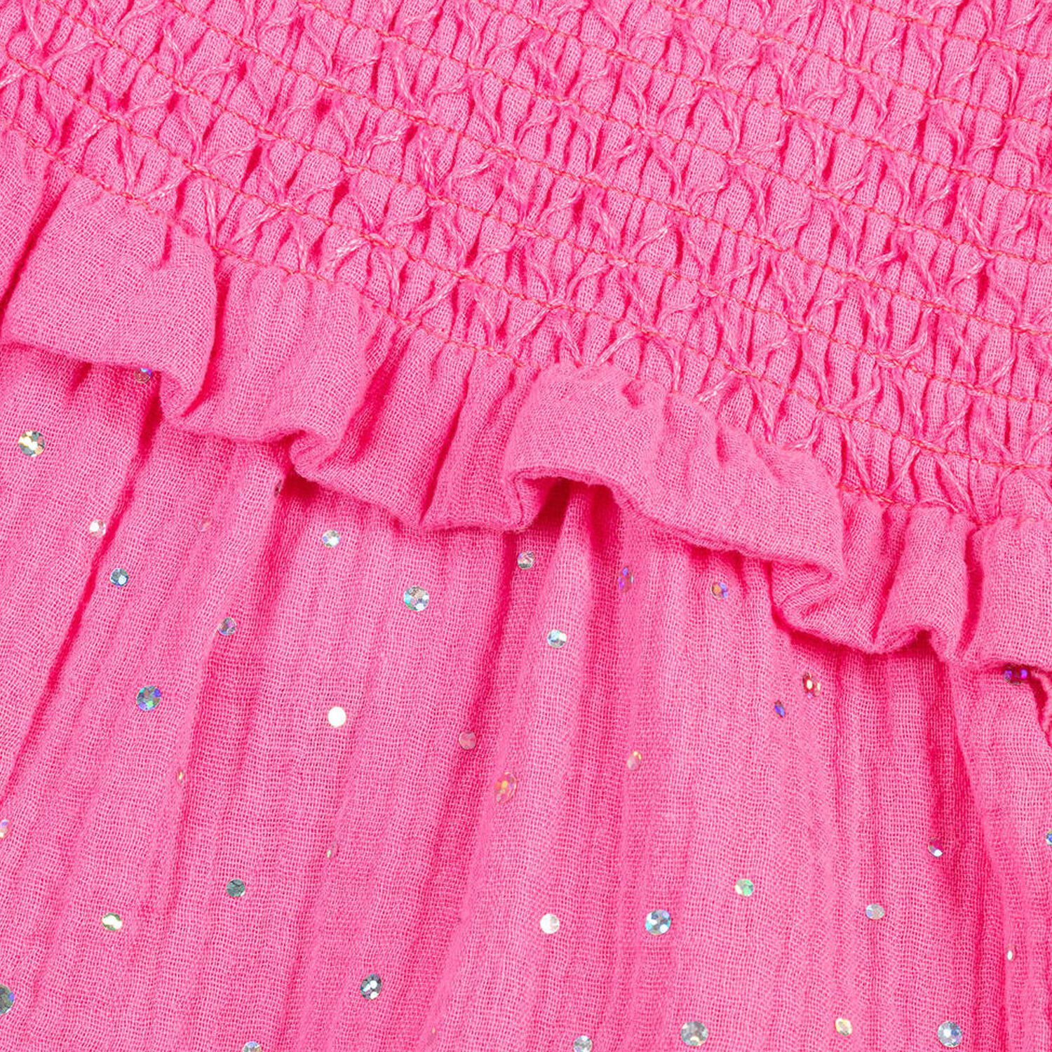 Girls Pink Sequin Playsuit, 1, hi-res image number null