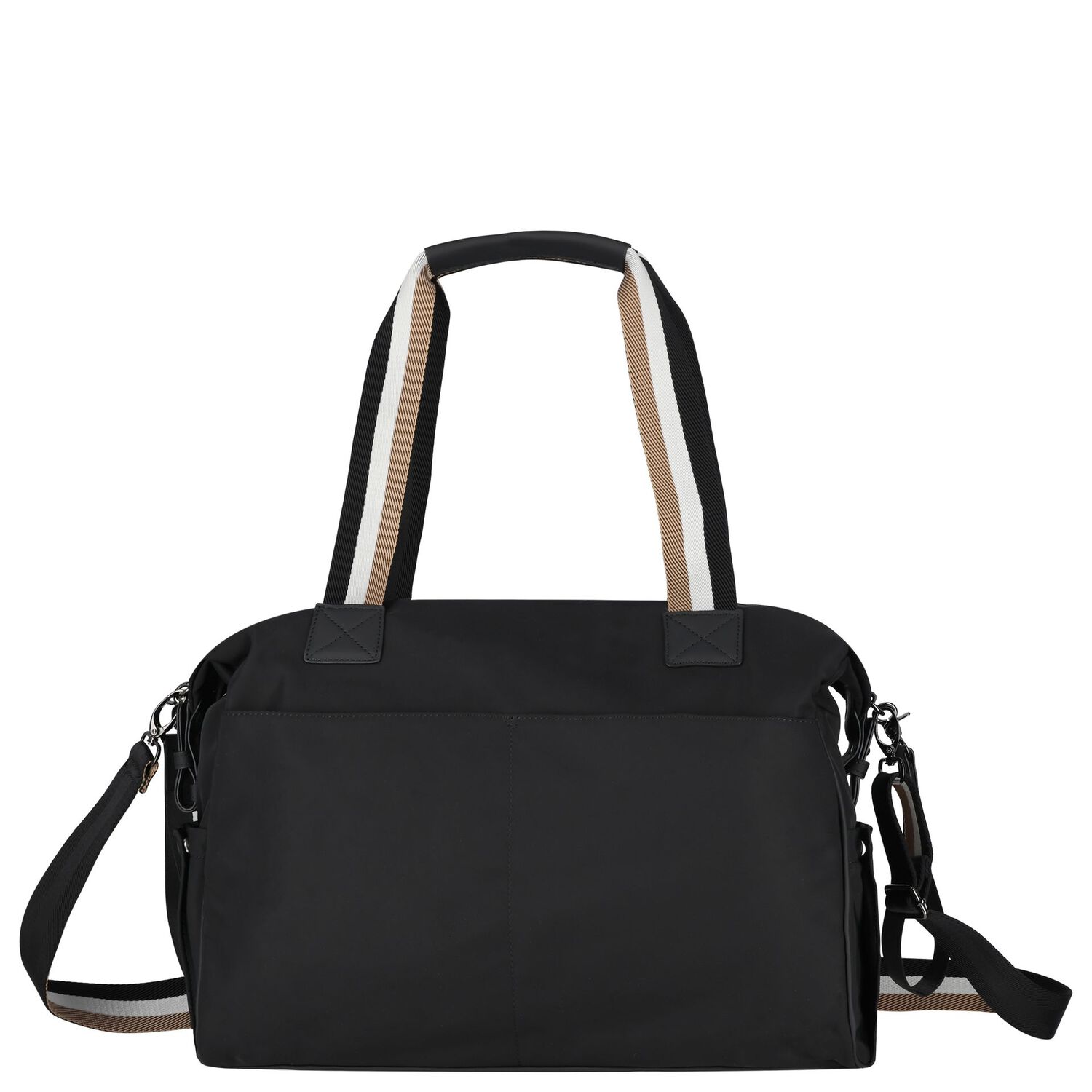 Black Logo Baby Changing Bag, 1, hi-res