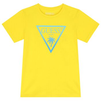 Boys Yellow Logo T-Shirt