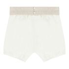 Baby Boys White & Ivory Shorts Set, 2, hi-res