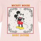Girls Pink Logo Disney T-Shirt, 1, hi-res